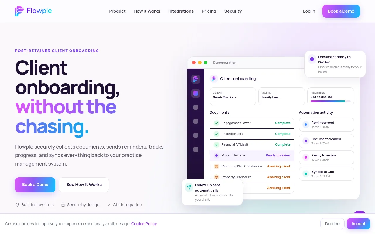 Screenshot of flowple.com
