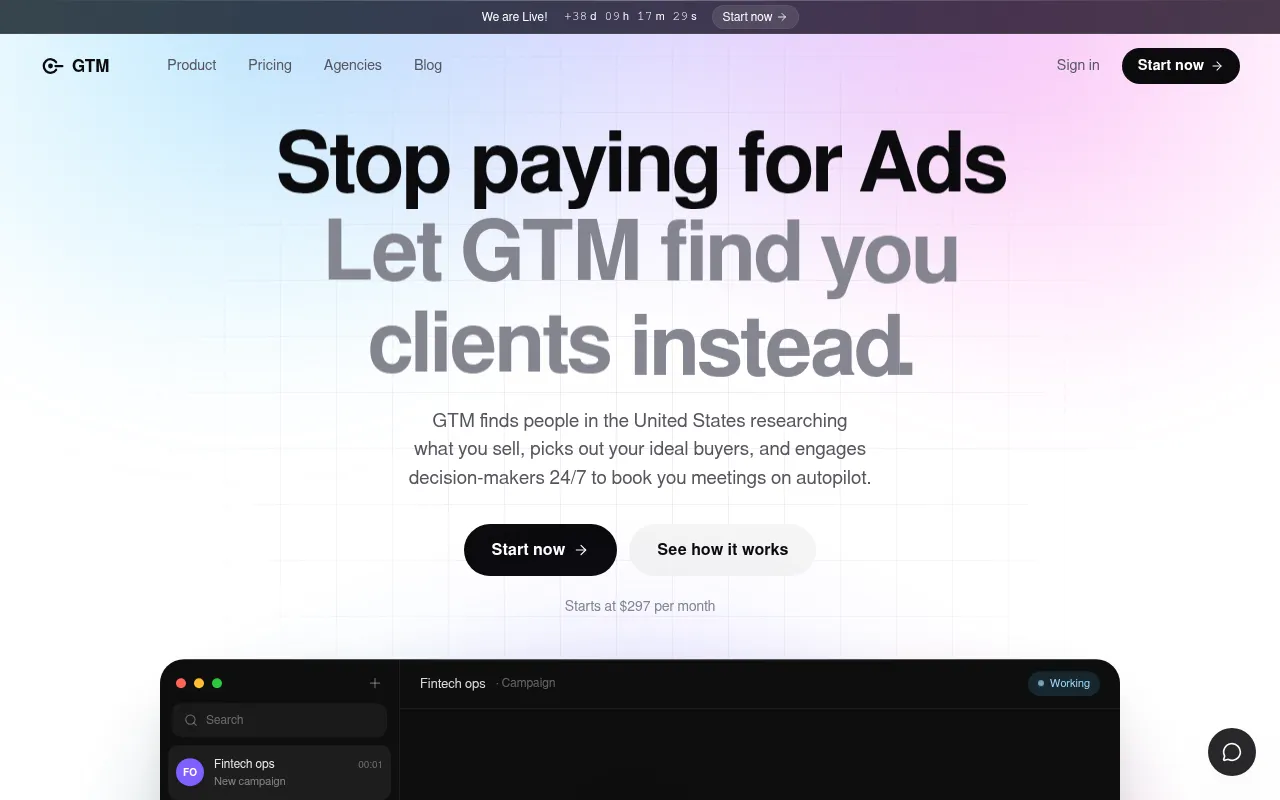 Screenshot of trygtm.com