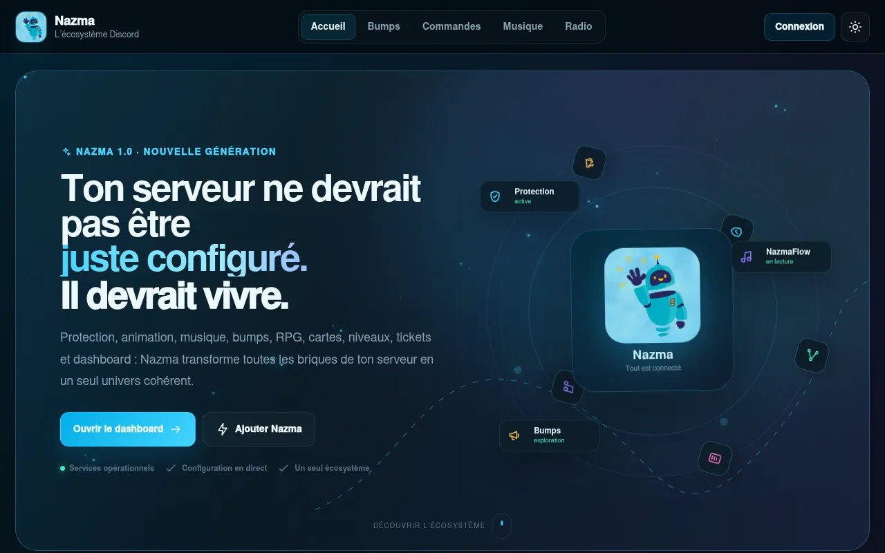 Screenshot of nazmabot.com