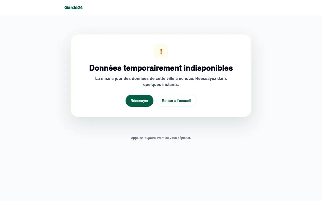Screenshot of garde24.ma