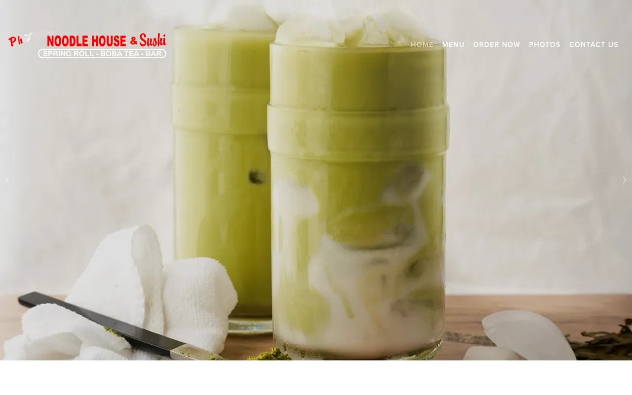 Screenshot of phovnoodlehouse.com