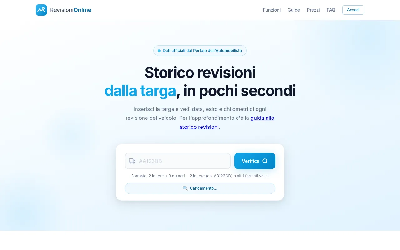 Screenshot of revisioni-online.it