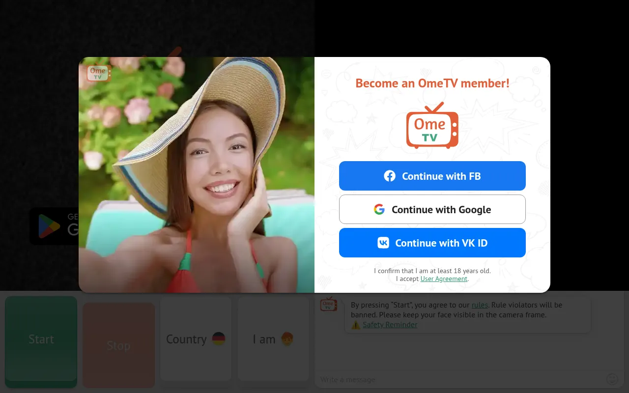 Screenshot of ome.tv