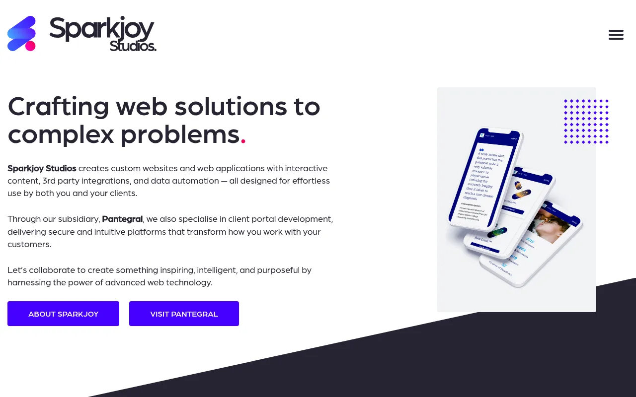 Screenshot of sparkjoy.com