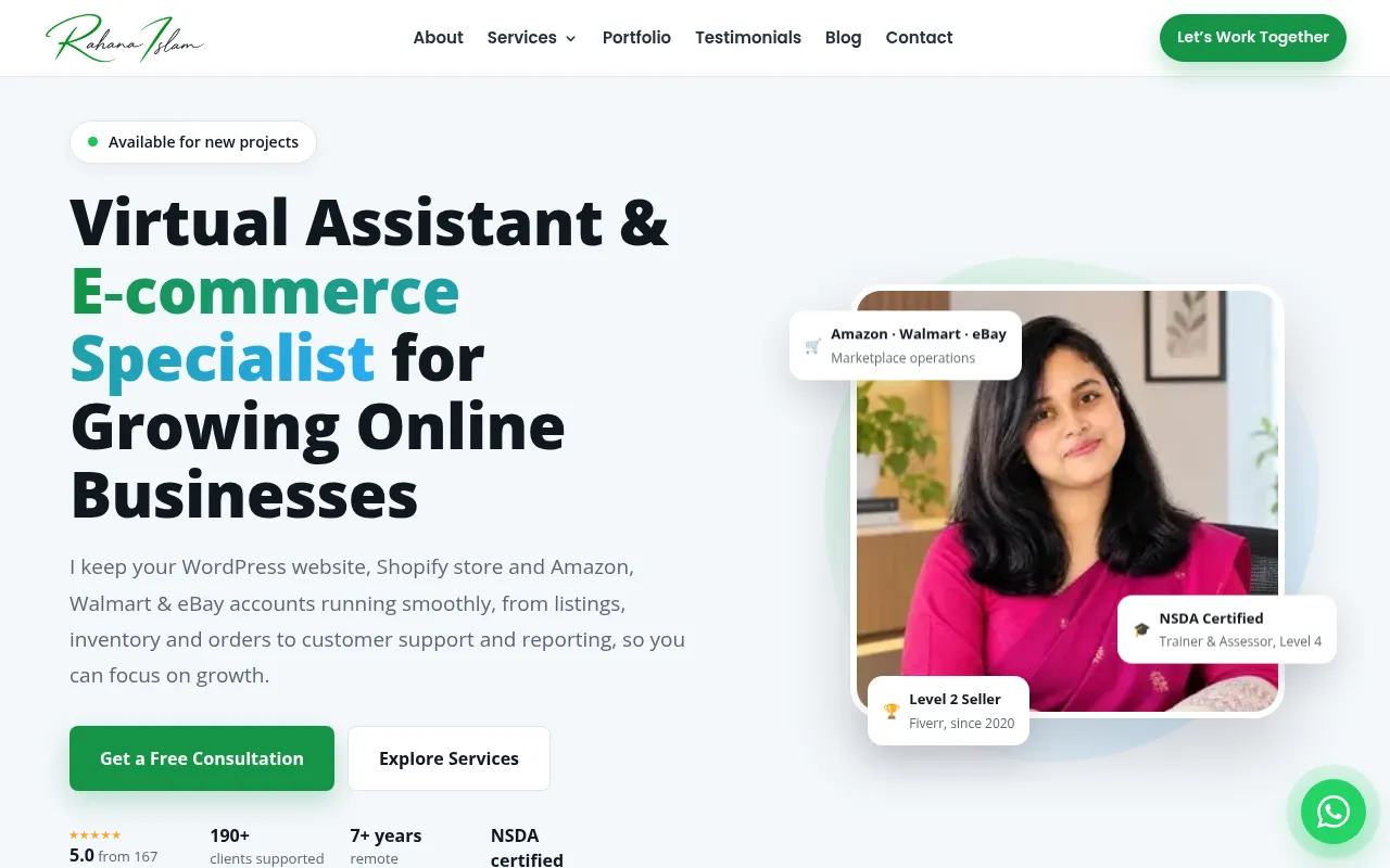 Screenshot of rahanaislam.com