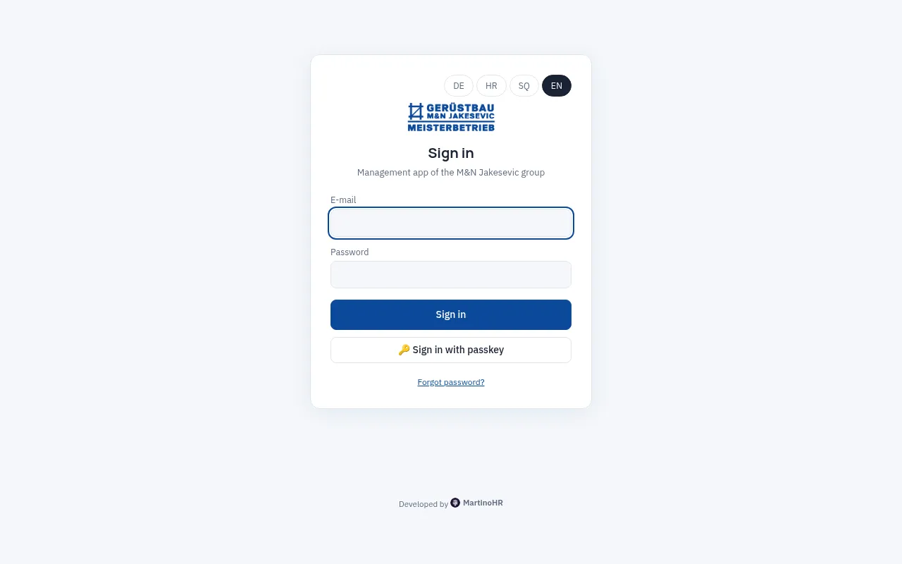 Screenshot of app.jakesevic.de