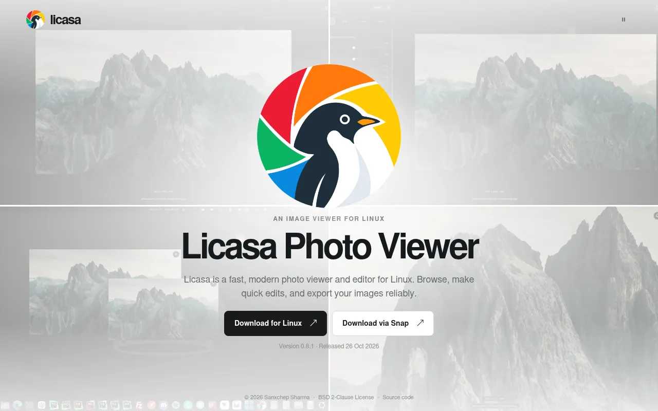 Screenshot of licasa.pics