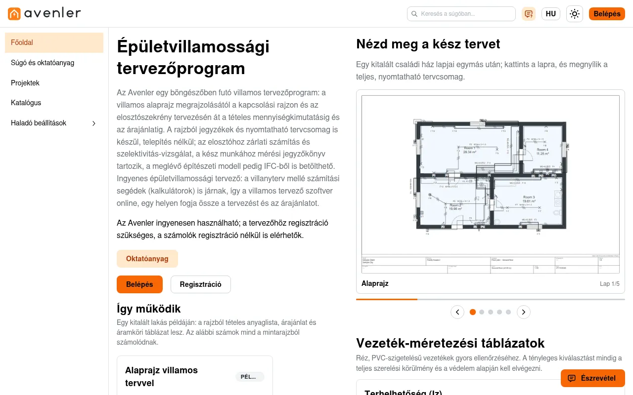 Screenshot of avenler.eu