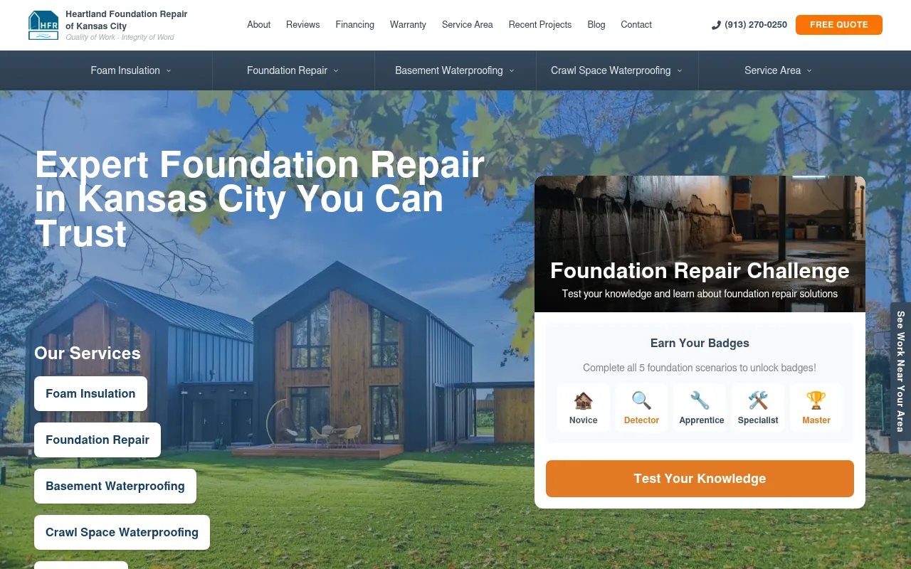 Screenshot of heartlandfr.com