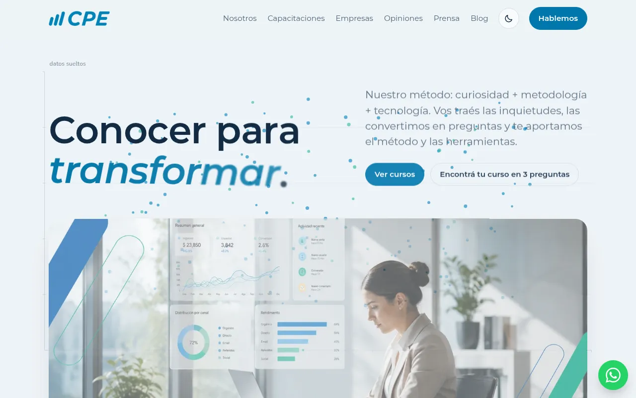 Screenshot of institutocpe.edu.uy