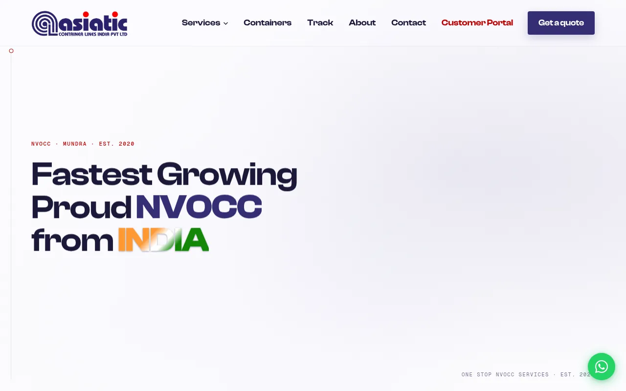 Screenshot of asiaticline.com