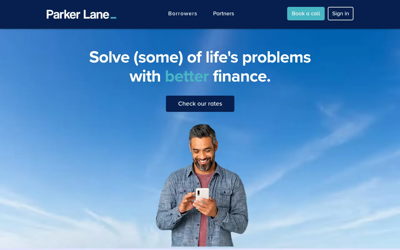Screenshot of parkerlane.com.au