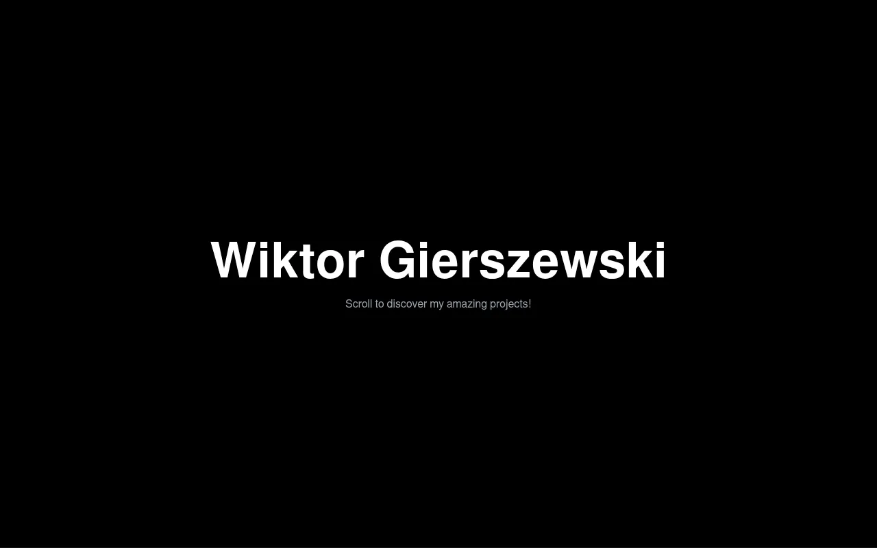 Screenshot of gierszew.xyz
