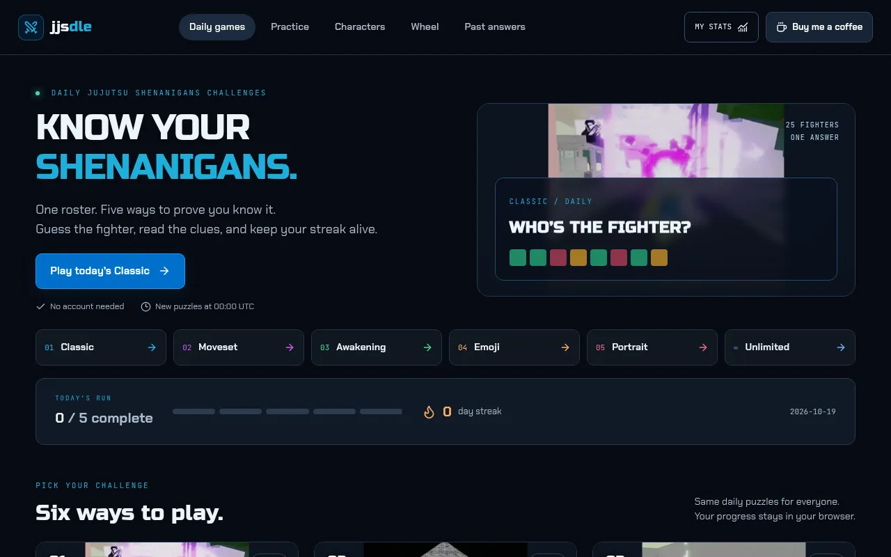 Screenshot of jjsdle.org