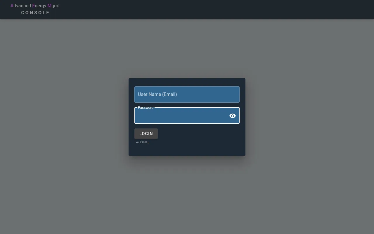 Screenshot of aem.newenergytech.net