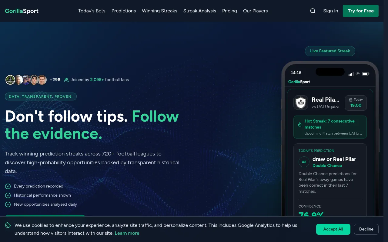 Screenshot of gorilla-sport.com