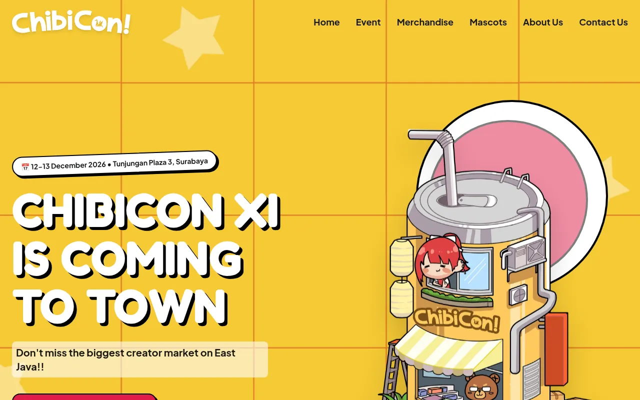 Screenshot of chibicon.id
