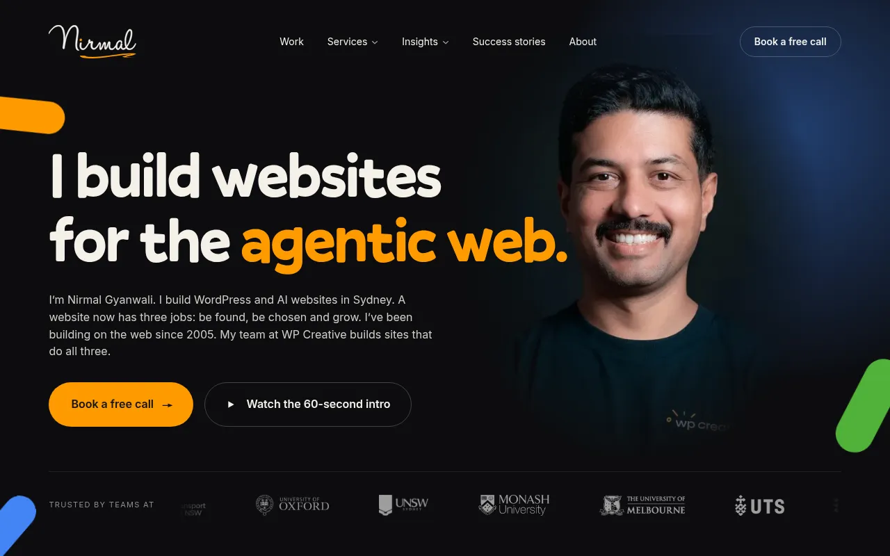 Screenshot of nirmal.com.au