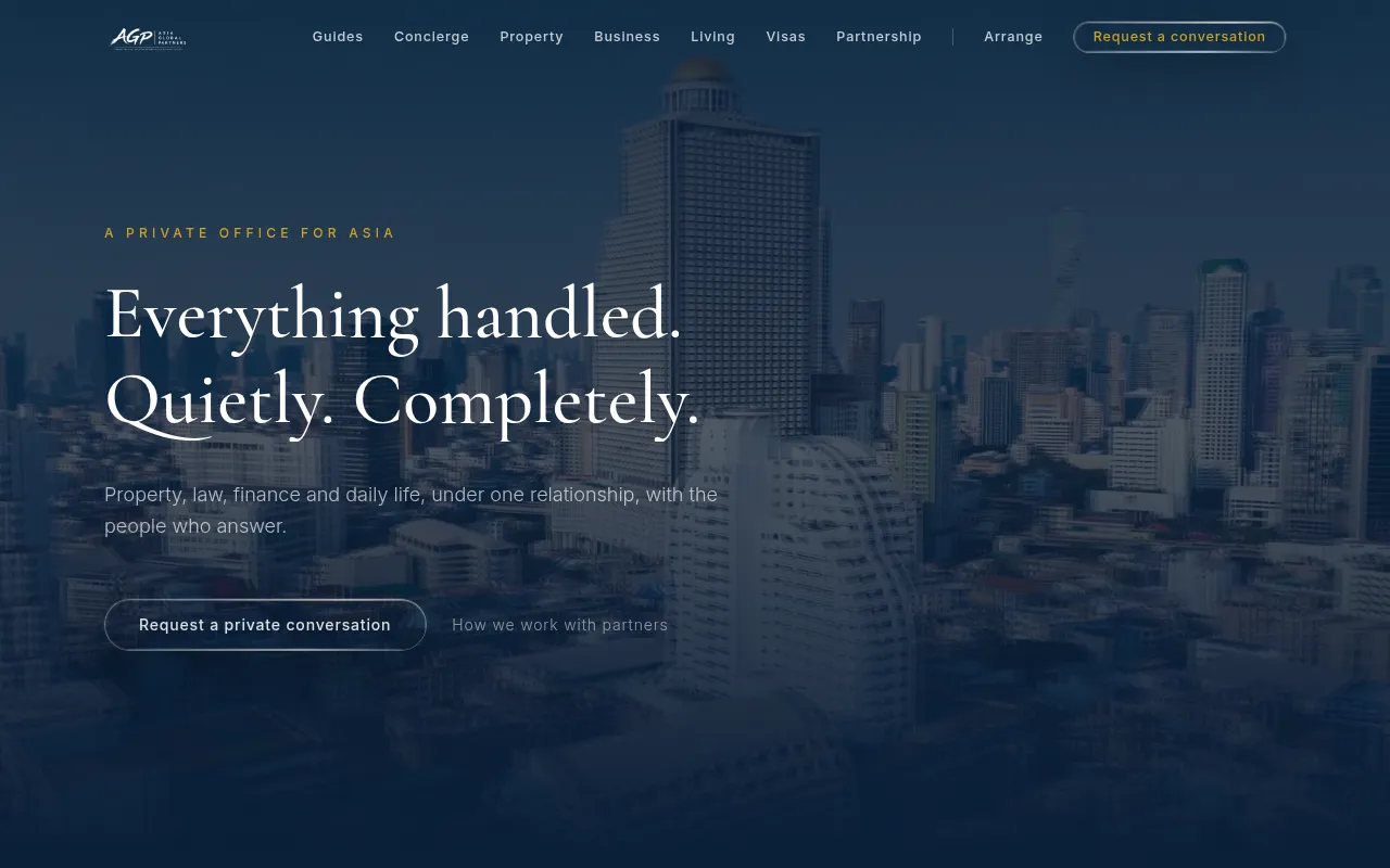 Screenshot of asiaglobalpartners.com