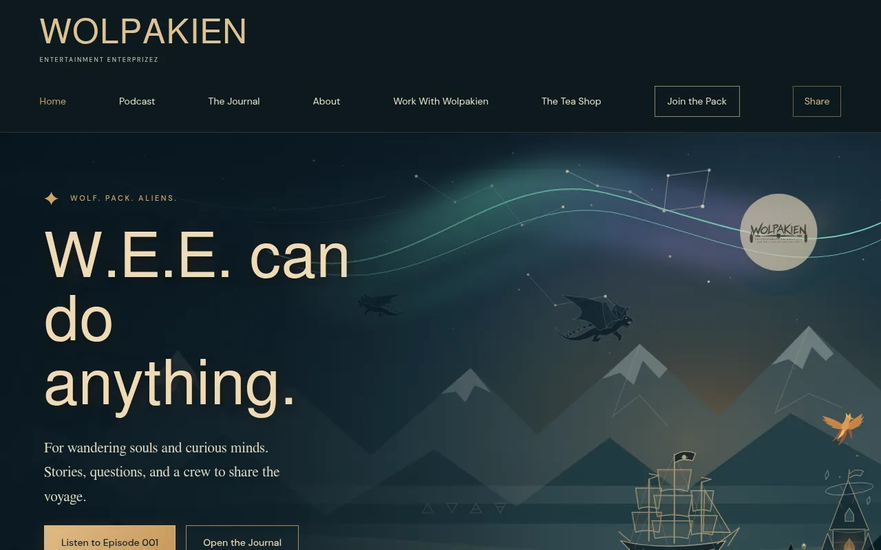 Screenshot of wolpakien.com