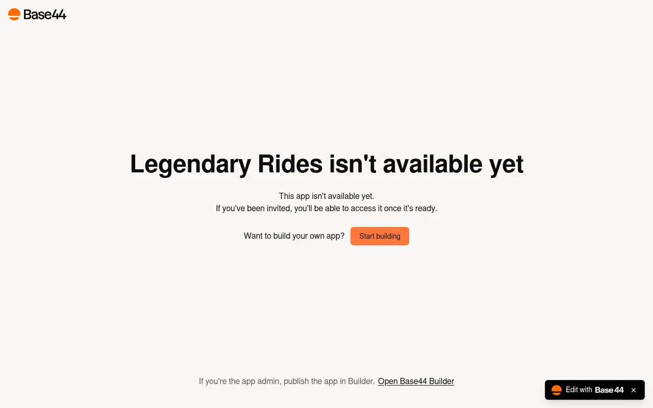 Screenshot of iconic-motor-vault.base44.app