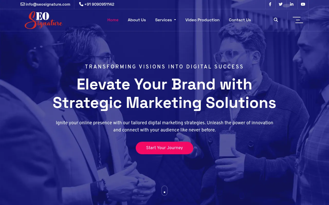 Screenshot of seosignature.com