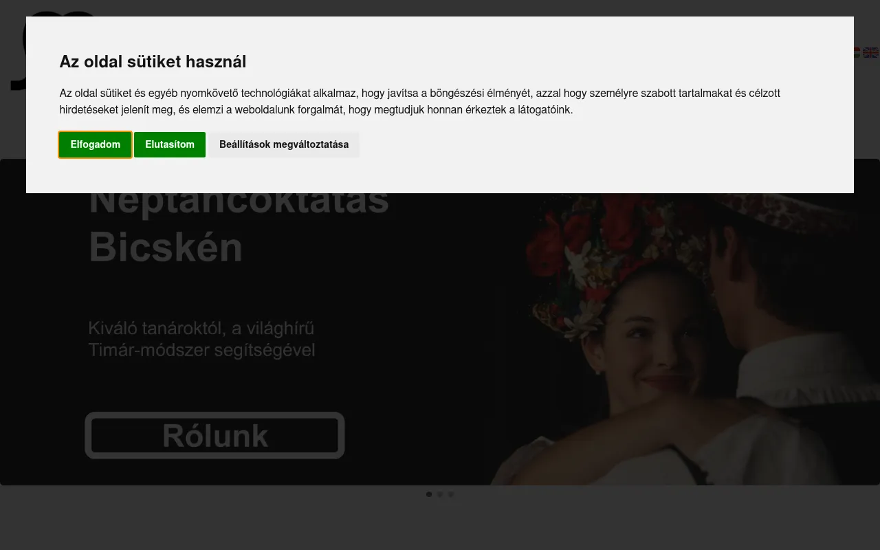 Screenshot of mayerneptancmuhely.hu