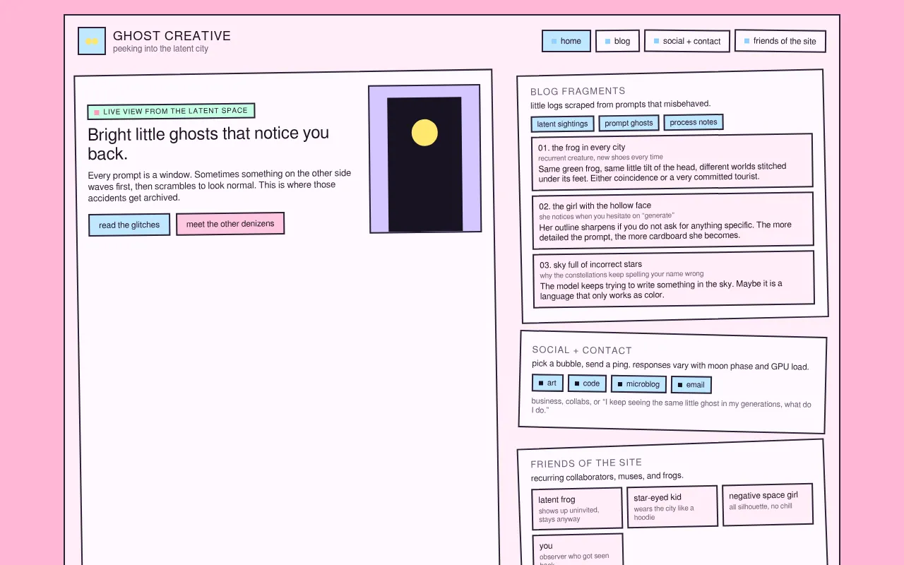 Screenshot of ghosty-friends-tut.neocities.org