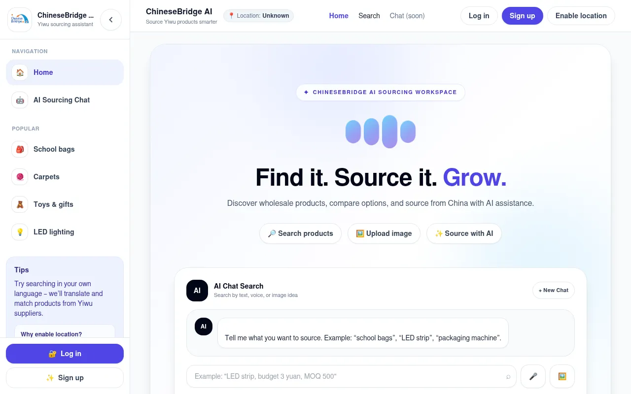 Screenshot of chinesebridge-ai.com
