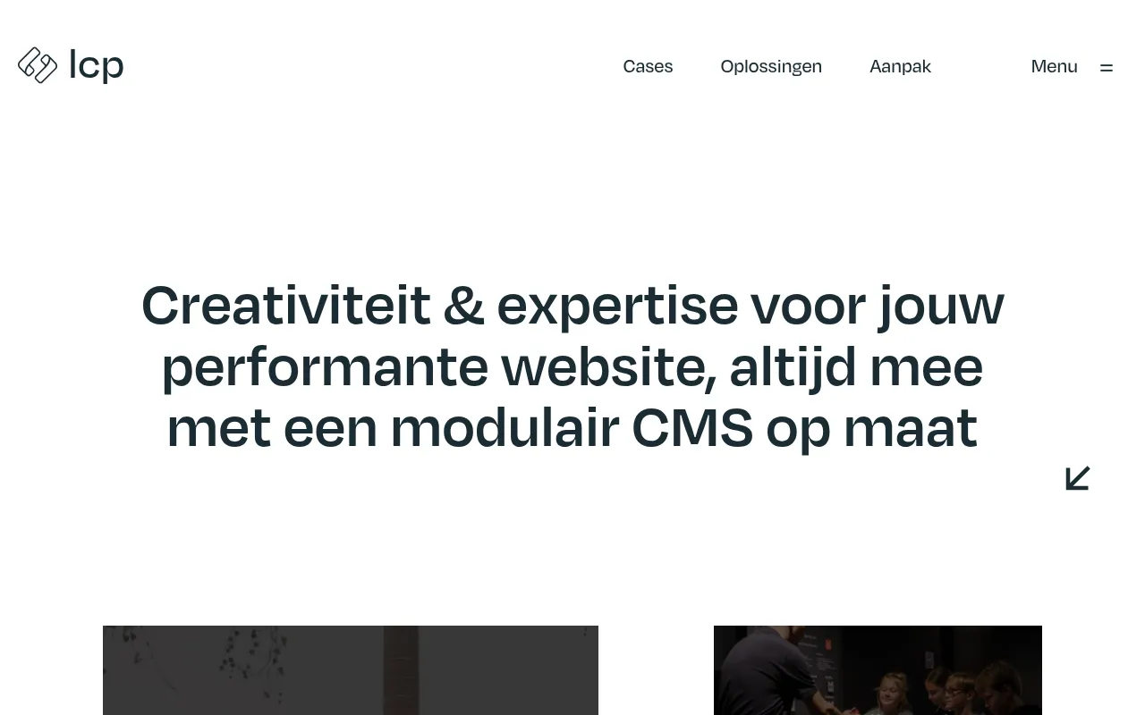 Screenshot of lcp.be