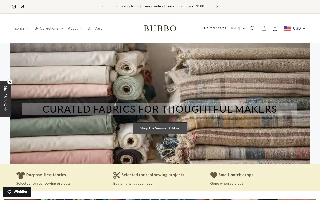 Screenshot of bubbolife.com