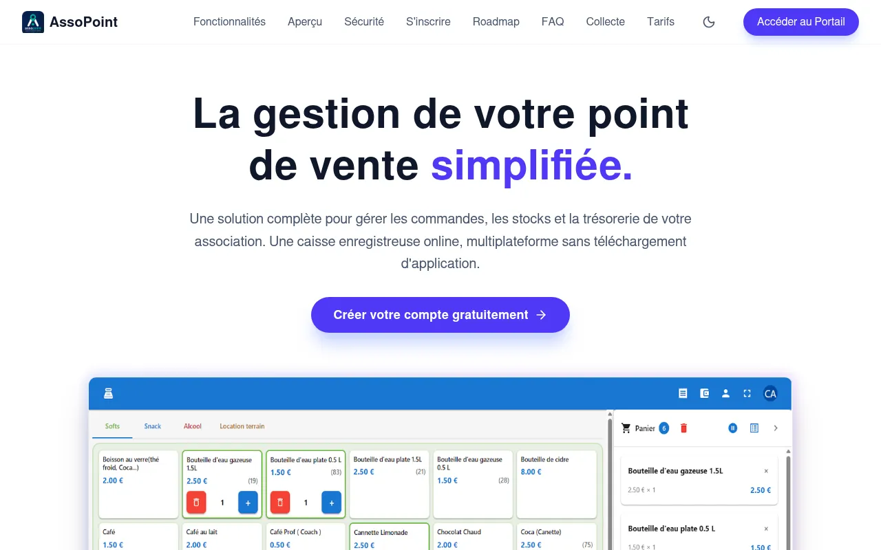Screenshot of assopoint.fr