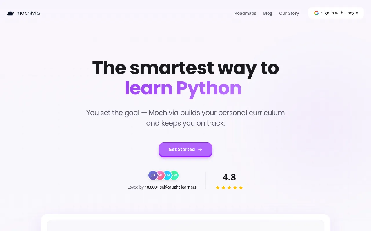Screenshot of mochivia.com