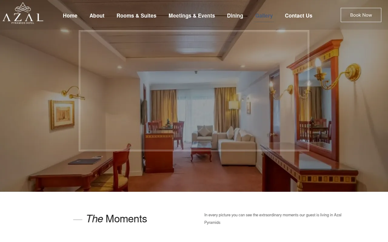 Screenshot of azalpyramids.com