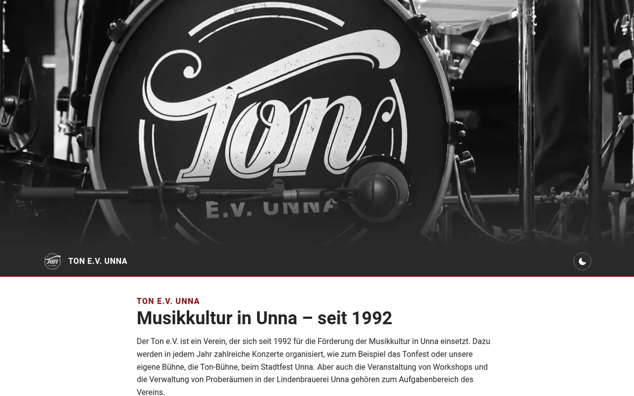 Screenshot of ton-ev.de