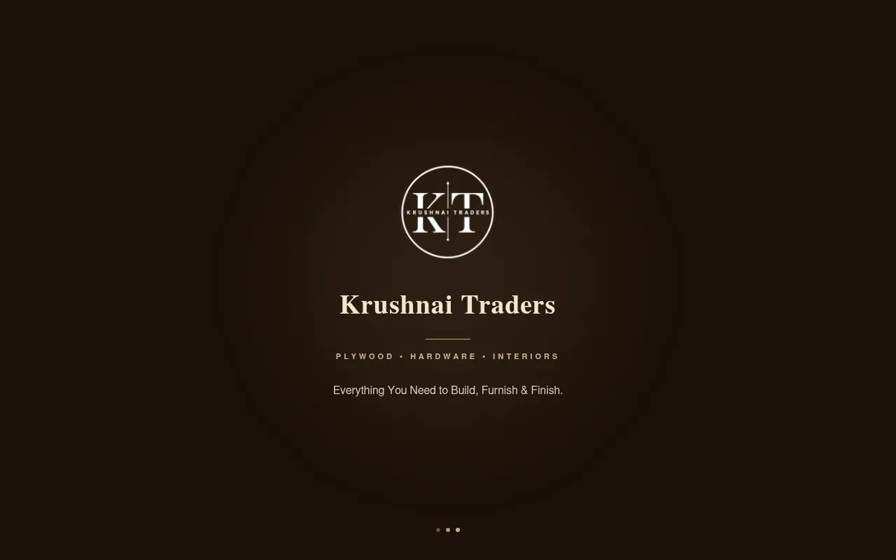 Screenshot of krushnaitraders.in