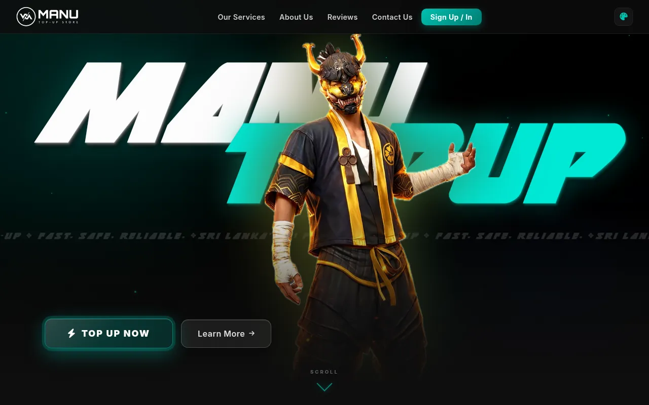 Screenshot of manutopup.com