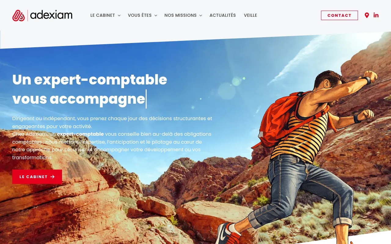 Screenshot of adexiam.fr