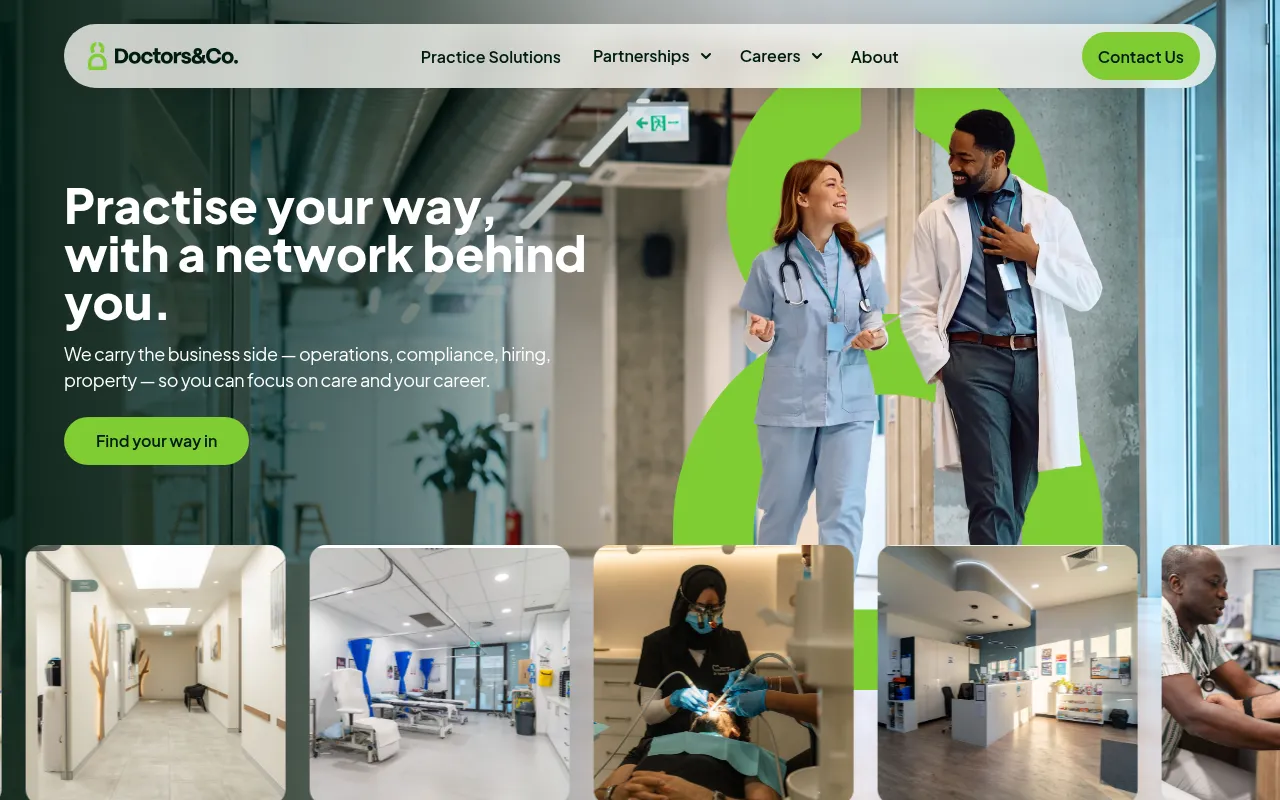 Screenshot of doctorsandco.com.au