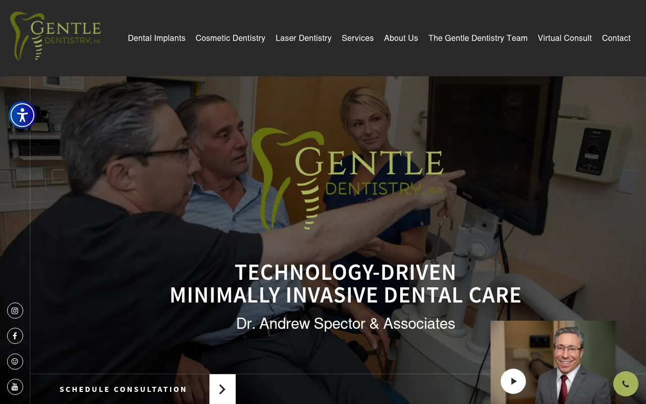 Screenshot of gentledentistry.com