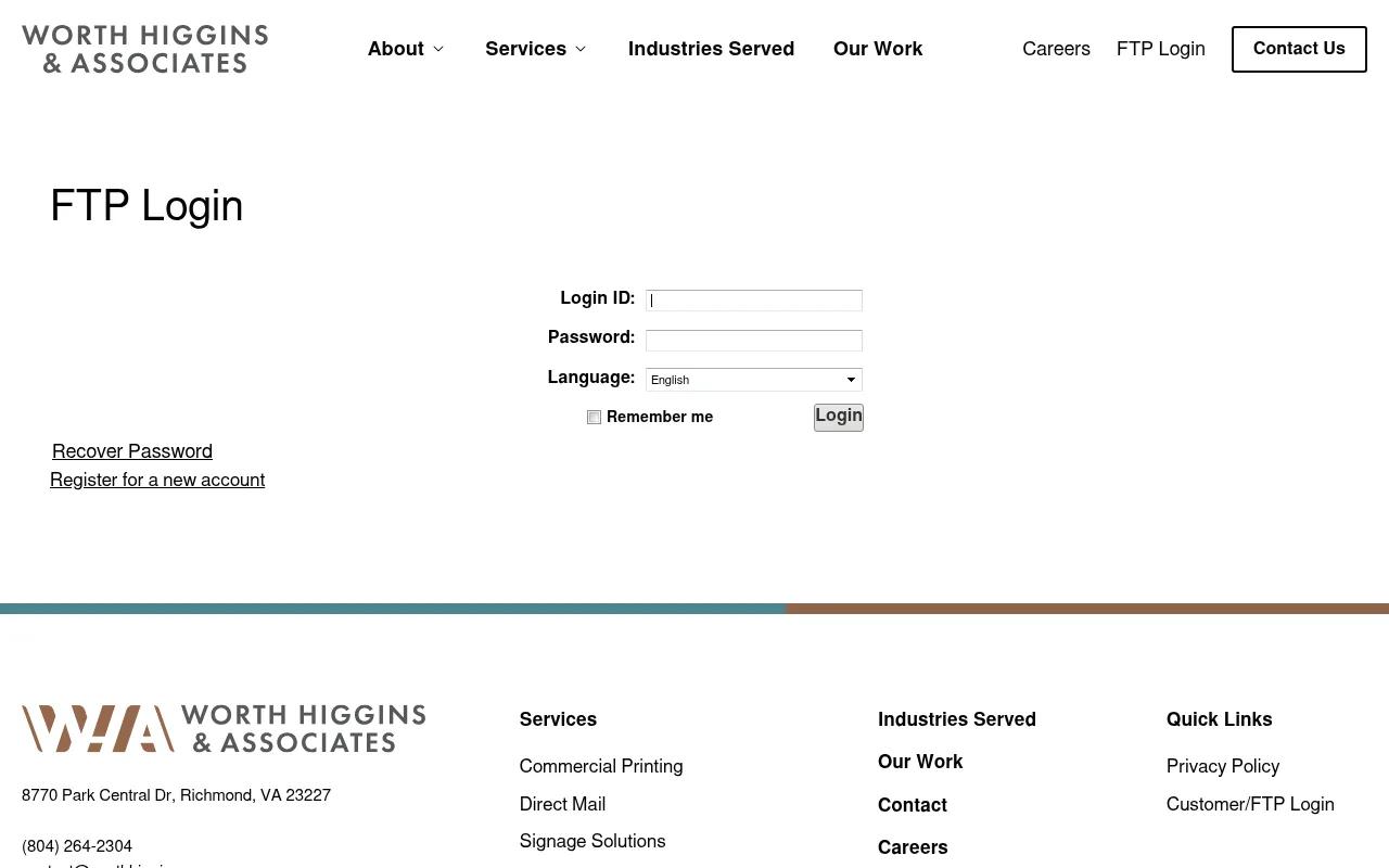 Screenshot of wha-ftp.whaprint.com