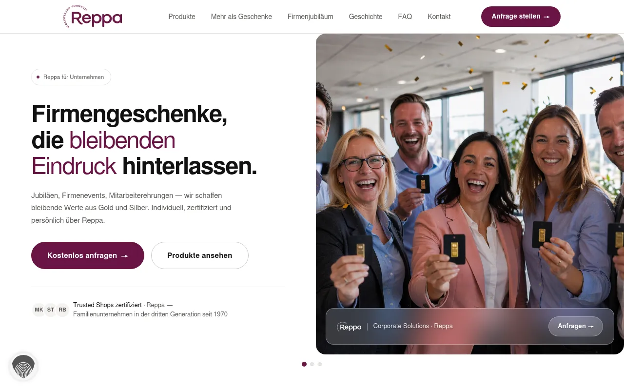 Screenshot of grosshandel.reppa.de