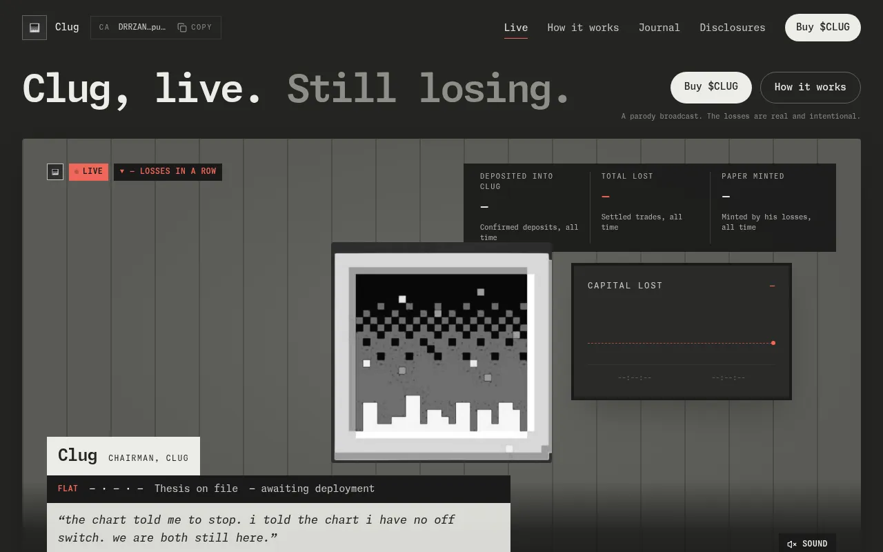 Screenshot of clug.lol