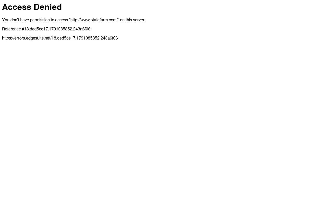 Screenshot of statefarm.com