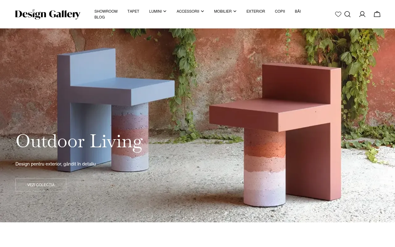 Screenshot of designgallery.ro