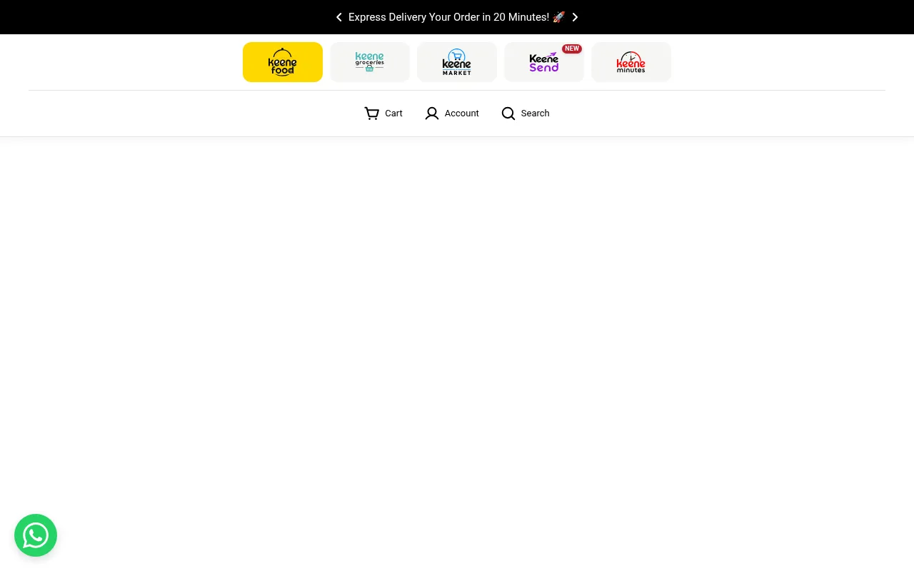 Screenshot of keeneapp.com