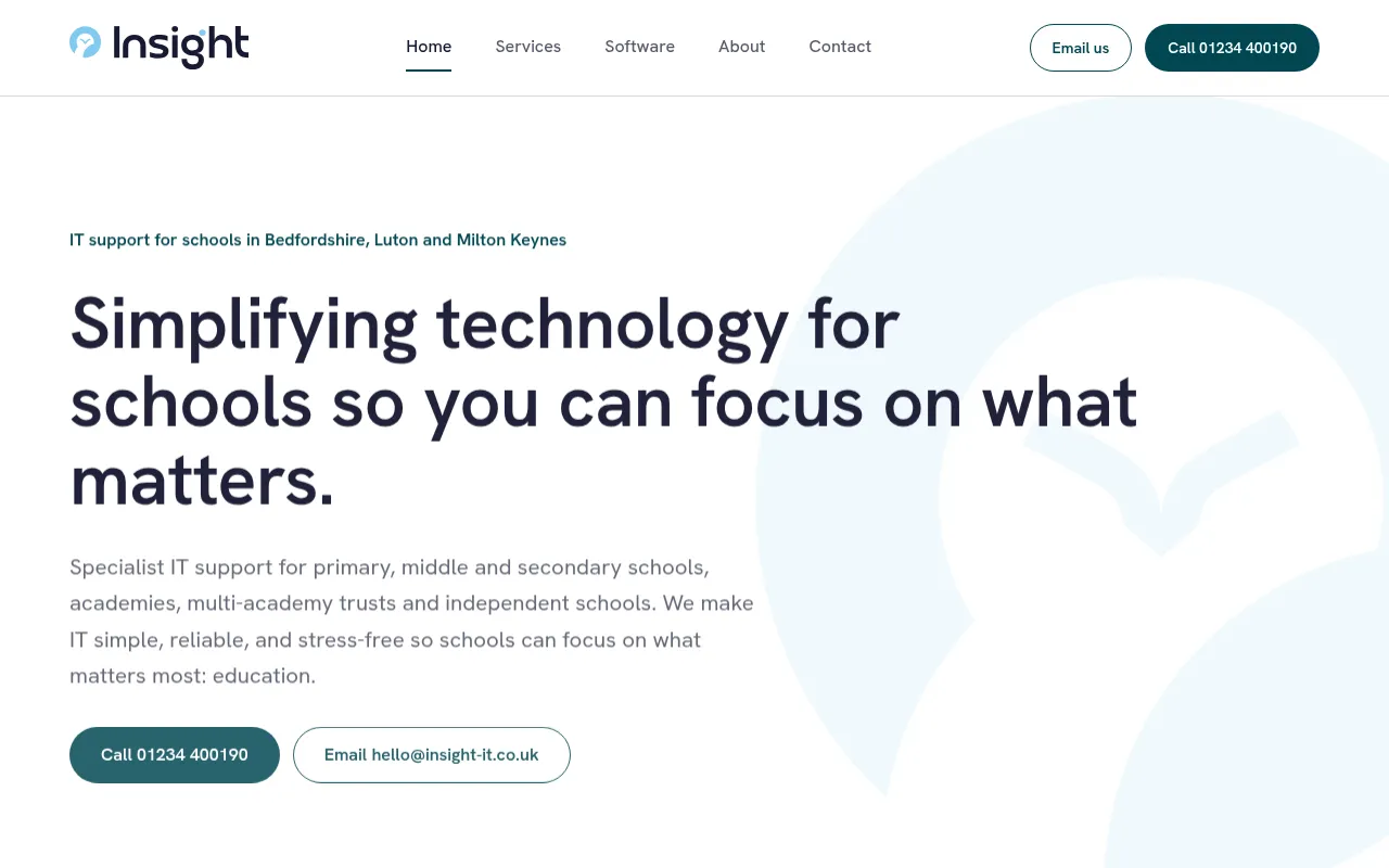 Screenshot of insight-ict.co.uk