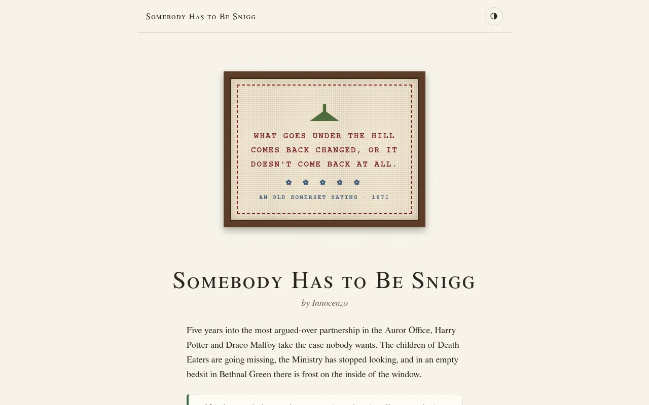 Screenshot of snigg.pages.dev