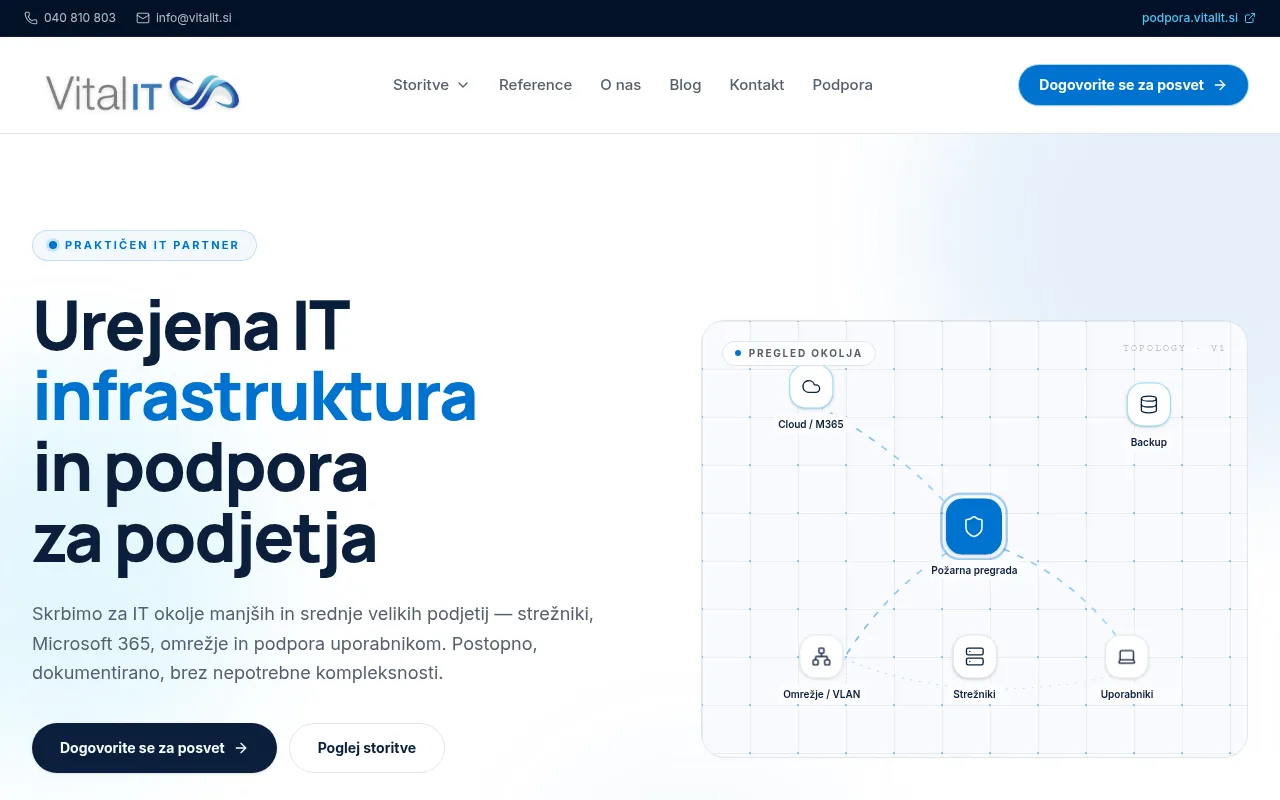 Screenshot of vitalit.si