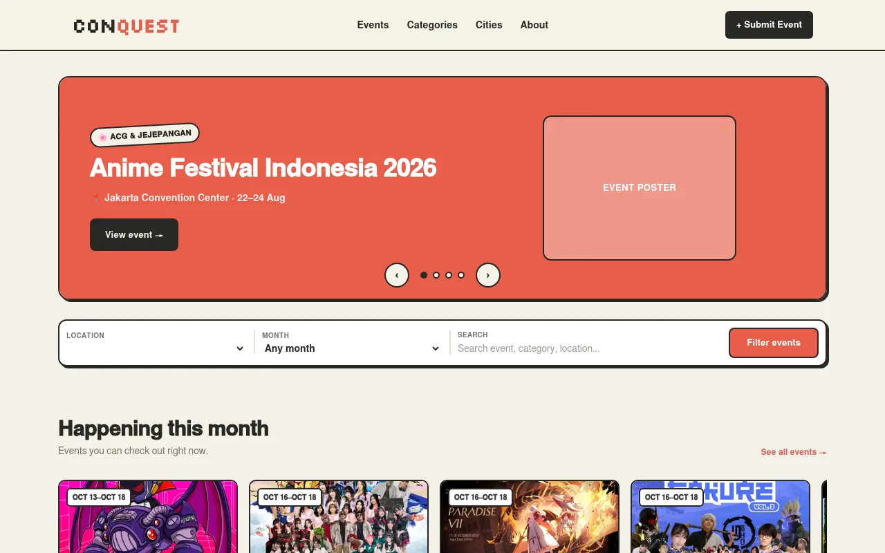 Screenshot of con-quest-mu.vercel.app